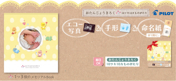 誕生記念に 『おたんじょうきろく 10ツキ10カものがたり』-【アルバム